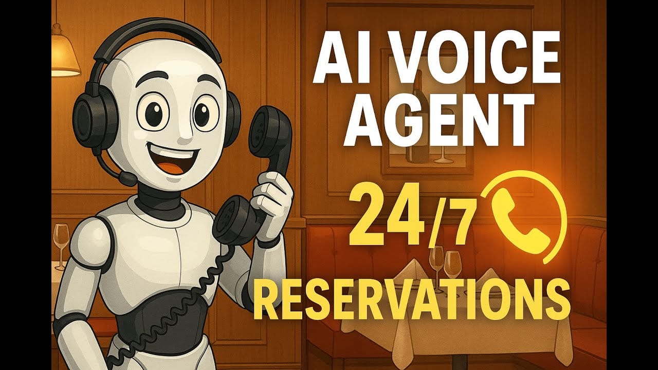 24/7 Voice AI Receptionist for Restaurant Reservations